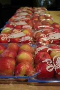 Зип-пакеты с яблоками