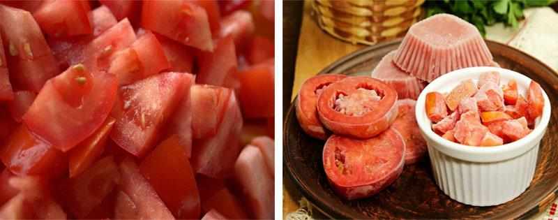 Заморозка и хранение помидоров