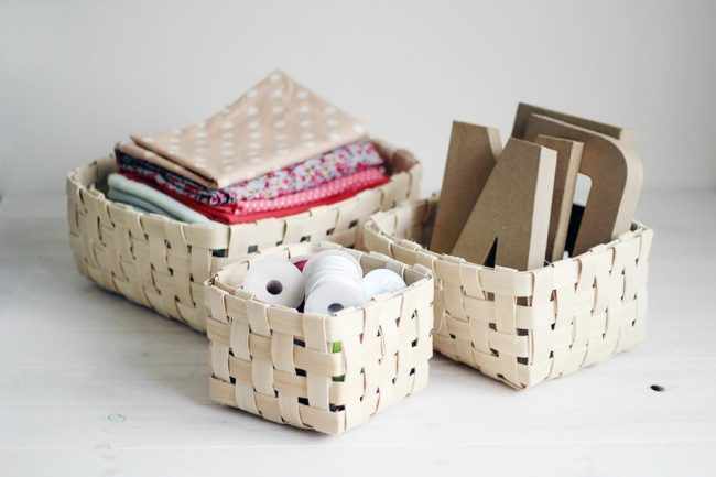 Коробки для хранения вещей из картона, бумаги, ткани сделанные своими руками